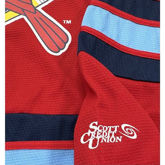 St. Louis Cardinals Hockey Jersey Red Bird Stick Blues 2024 XL - Picture 9 of 9